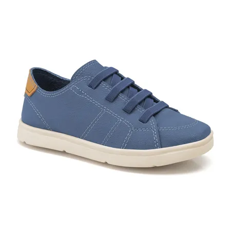 Tênis Infantil Masculino Klin Flyer Mini Cores Neutras Em Elástico