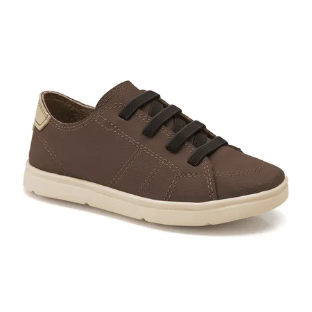 Tênis Infantil Masculino Klin Flyer Mini Cores Neutras Em Elástico