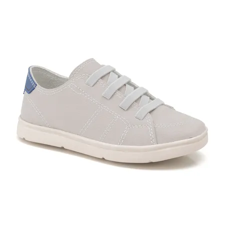 Tênis Infantil Masculino Klin Flyer Mini Cores Neutras Em Elástico