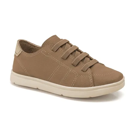 Tênis Infantil Masculino Klin Flyer Mini Cores Neutras Em Elástico