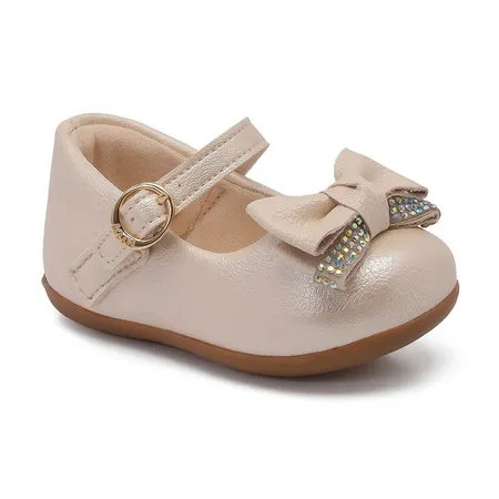 Sapatilha Com Laço Brilhante Infantil Klin Princesa Baby