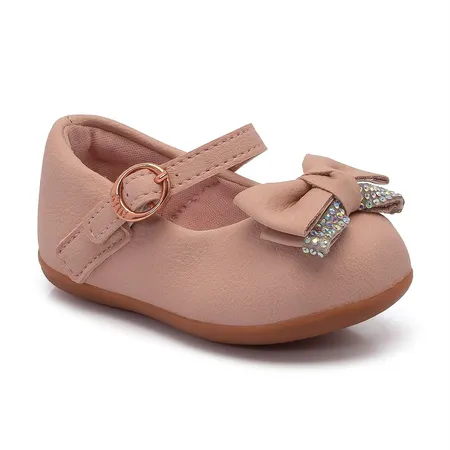Sapatilha Com Laço Brilhante Infantil Klin Princesa Baby