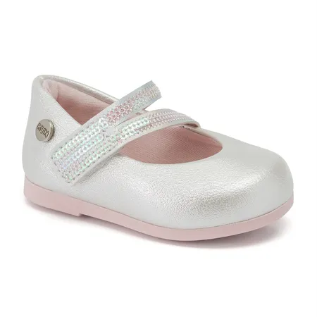 Sapatilha Infantil Klin Princesa Baby Fita Aderente Faixa Dupla