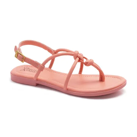 Sandália Infantil Klin Argola Dourada Suami Kids