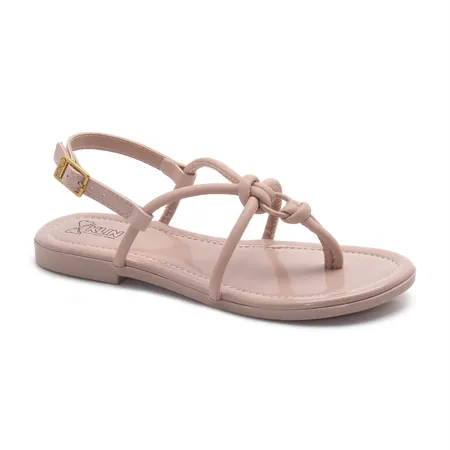 Sandália Infantil Klin Argola Dourada Suami Kids