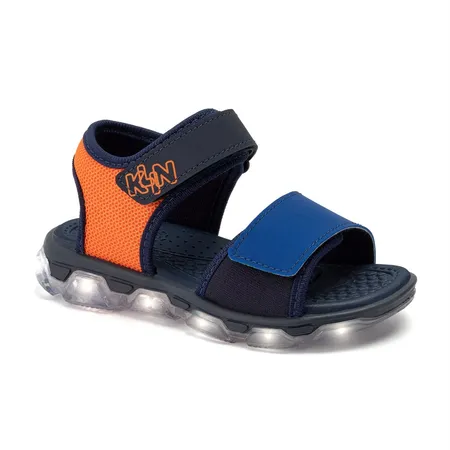 Sandália Papete De Luz Infantil Masculina Klin Light
