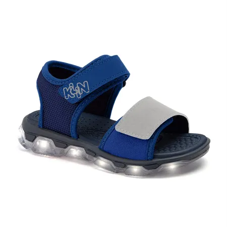 Sandália Papete De Luz Infantil Masculina Klin Light