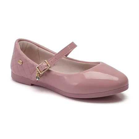 Sapatilha Infantil Feminina Lisa Klin Princesa Kids Verniz