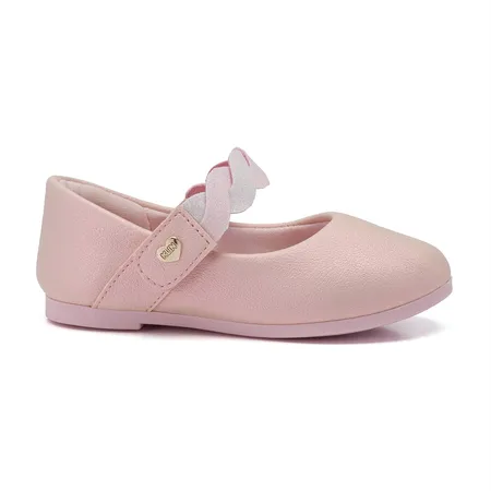 Sapatilha Infantil Detalhe Em Trança Klin Princesa Mini Sapatilha Infantil Detalhe Em Trança Klin Princesa Mini