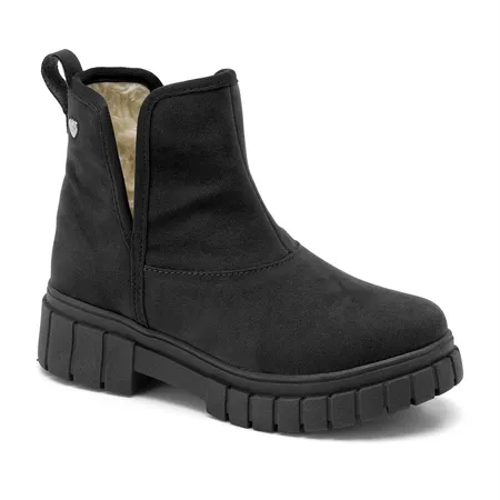 Bota Infantil Feminina Klin Rock Kids Com Pelinho Carneirinho