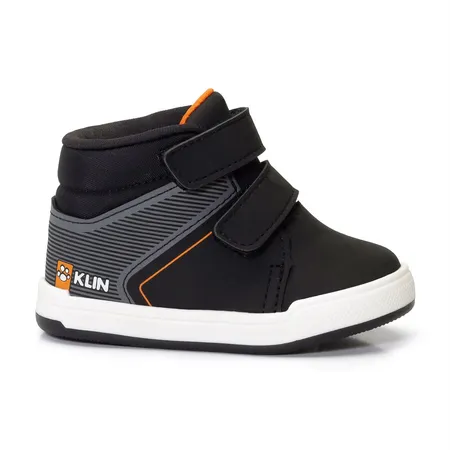 Tênis Para Bebê Estilo Cano Alto Infantil Masculina Klin Flyer Tênis Para Bebê Estilo Cano Alto Infantil Masculina Klin Flyer