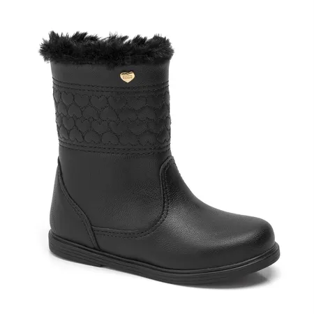 Bota Infantil Anatõmica Klin Miss Mini Pelinho Em Zíper