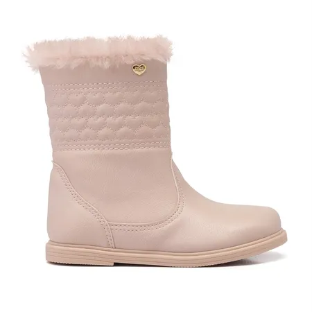 Bota Infantil Anatõmica Klin Miss Mini Pelinho Em Zíper Bota Infantil Anatõmica Klin Miss Mini Pelinho Em Zíper