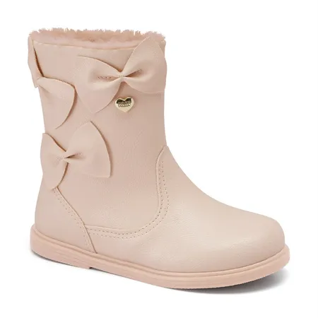 Bota Infantil Feminina Klin Mini Miss Laços