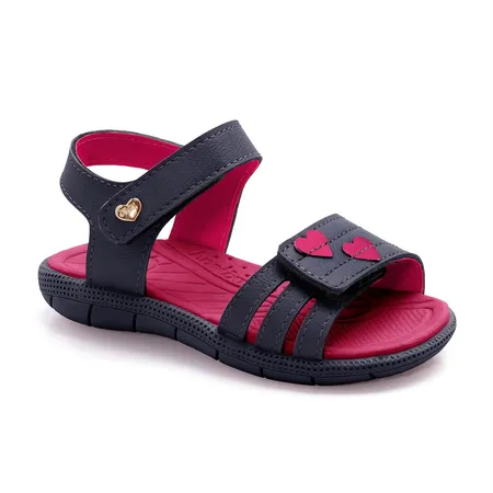 Sandália Papete Infantil Feminina Klin Tic Tac Casual