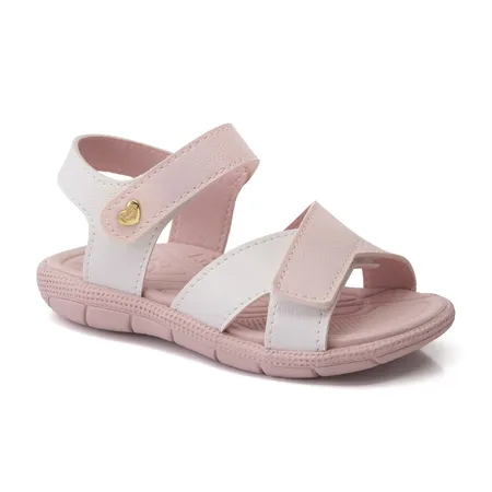 Sandália Papete Infantil Feminina Tictac Com Tiras Em X