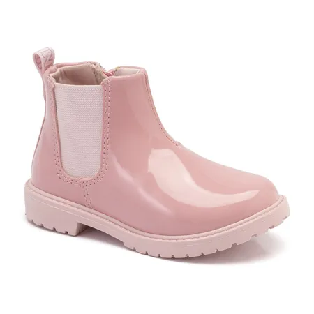 Bota Infantil Verniz Tipo Coturno Klin Rock Mini