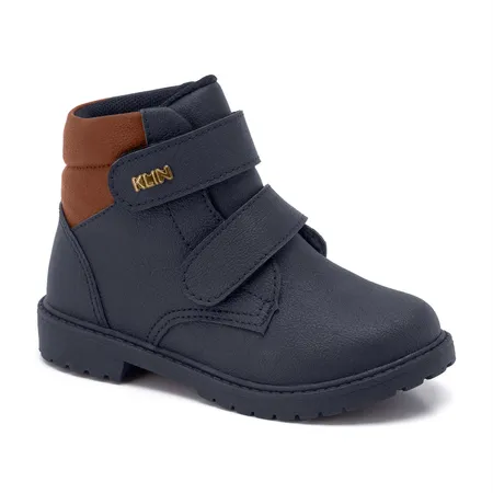 Bota Infantil Klin Rock Fechamento Em Fita Aderente Mini