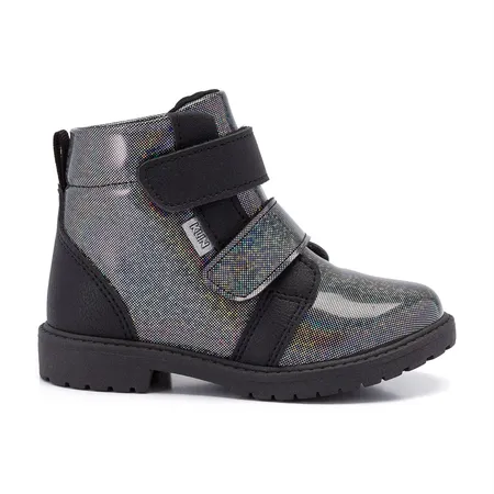 Bota Infantil Klin Rock Mini Fashion Em Fitas Aderentes Bota Infantil Klin Rock Mini Fashion Em Fitas Aderentes