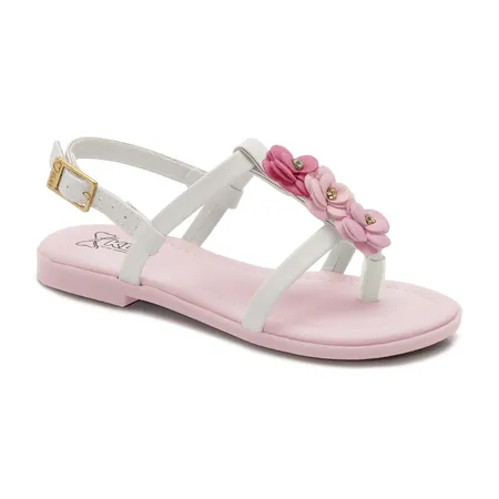 Sandália Infantil Flores Delicadas Klin Suami Mini