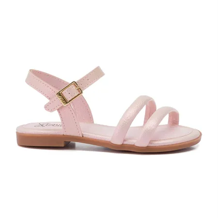 Sandália Feminina Infantil Com Tiras Klin Suami Mini Sandália Feminina Infantil Com Tiras Klin Suami Mini