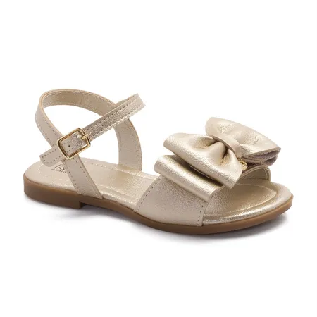 Sandália Infantil Feminina Klin Laço Duplo Suami Mini
