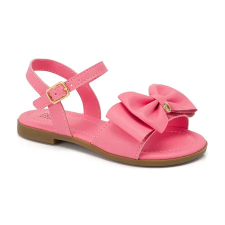 Sandália Infantil Feminina Klin Laço Duplo Suami Mini