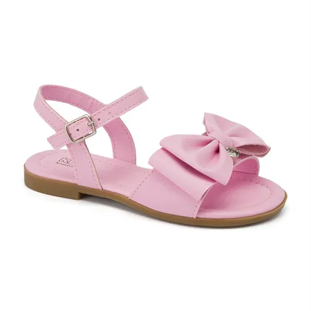 Sandália Infantil Feminina Klin Laço Duplo Suami Mini