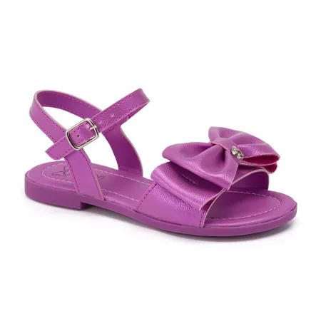 Sandália Infantil Feminina Klin Laço Duplo Suami Mini