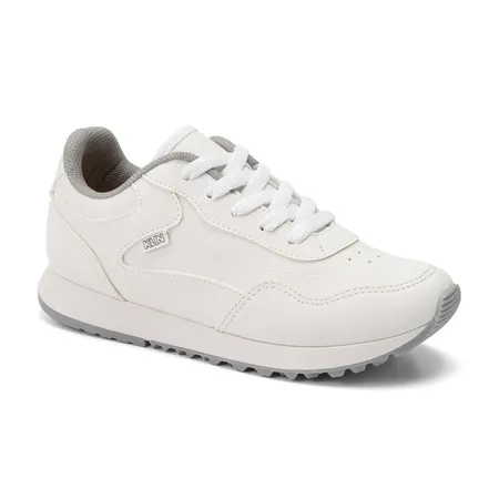 Tênis Infantil Casual Klin Walk Kids Com Detalhes Metalizados Em Cadarço