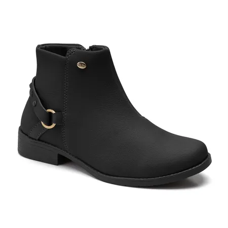 Botinha Cano Curto Infantil Feminina Klin Atena