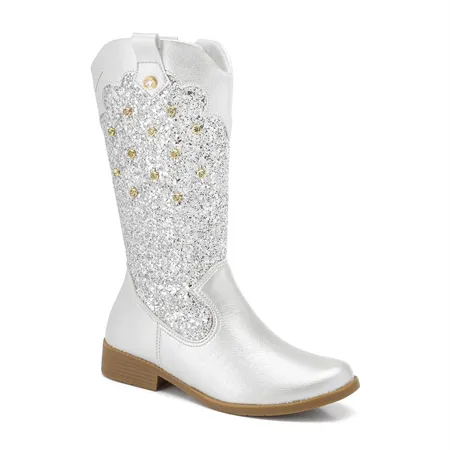 Bota Infantil Feminina Western Klin Atena Com Glitter E Brilho Por Eduardo Amarante