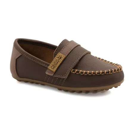 Sapato Infantil Masculino Klin Estilo Mocassim Curumim