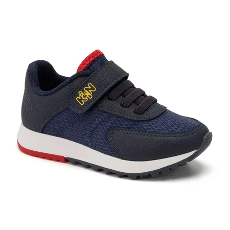 Tênis Infantil Casual Klin New Sport Mini Com Elástico E Fita Aderente