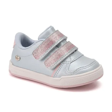 Tênis Para Bebê Menina Klin Moon Baby Lilás Com Glitter