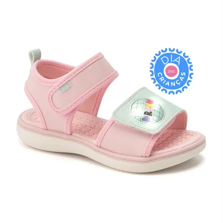 Sandália Papete Infantil De Luz Da Tira Klin