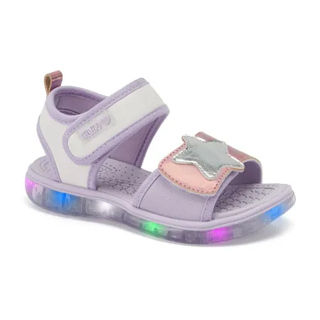 Papete De Led Infantil Feminino Klin Light Com Estrela E Luzes Coloridas