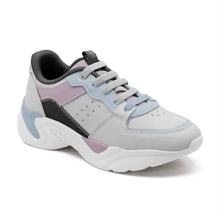 Tênis Infantil Chunky Feminino Klin Hype Multicolorido Fechamento Em Elástico