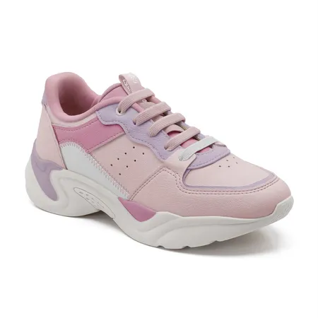 Tênis Infantil Chunky Feminino Klin Hype Multicolorido Fechamento Em Elástico