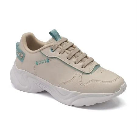 Tênis Infantil Feminino Chunky Klin Hype Cor Única Em Elástico