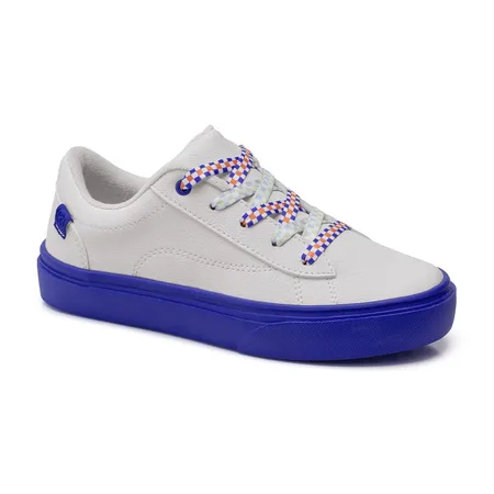 Tênis Infantil Casual Klin Freestyle Kids Com Cadarço Colorido