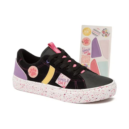 Tênis Infantil Feminino Personalizável Klin Freestyle Kids Com Stickers