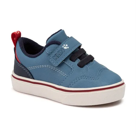 Tênis Para Bebê Casual Klin Freestyle Baby Colorido Em Elástico E Fitas Aderentes