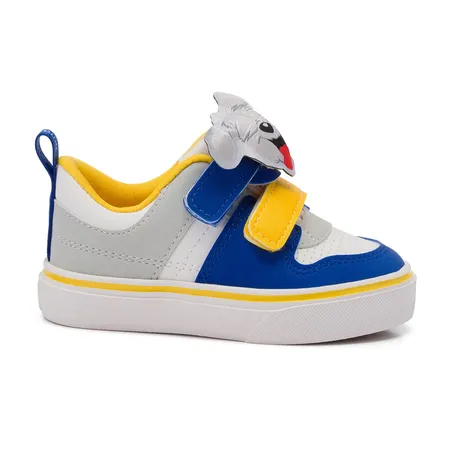 Tênis Infantil Sensorial Klin Freestyle Baby Com Squish Do Klin Em Fitas Aderentes Com Acessório