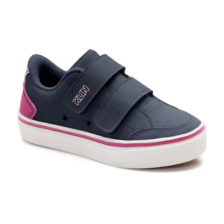 Tênis Infantil Básico Klin Freestyle Mini Street Com Fitas Aderentes