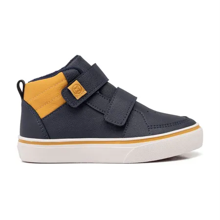 Tênis Infantil Cano Alto Com Fixação Aderente Klin Mini Style Tênis Infantil Cano Alto Com Fixação Aderente Klin Mini Style