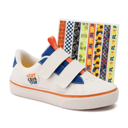 Tênis Infantil Klin Freestyle Mini Colorido E Super Divertido Em Fitas Aderentes