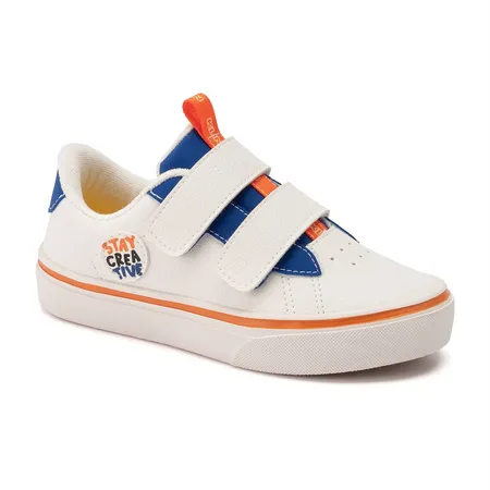 Tênis Infantil Klin Freestyle Mini Colorido E Super Divertido Em Fitas Aderentes