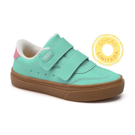 Tênis Infantil Klin Freestyle Mini Cores Vibrantes Em Fitas Aderentes