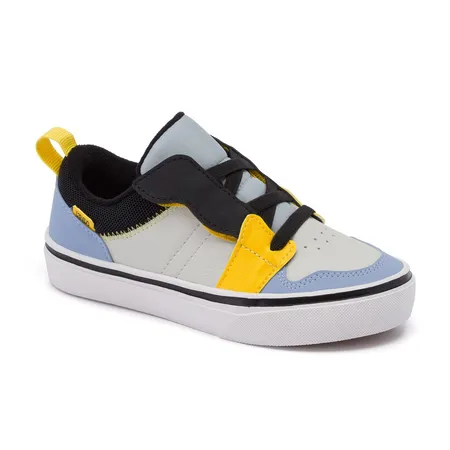 Tênis Infantil  Sensorial Freestyle Mini Multicolorido Em Fitas Aderentes